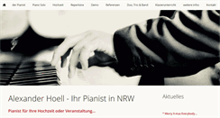 Desktop Screenshot of pianist-nrw.de