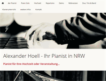 Tablet Screenshot of pianist-nrw.de